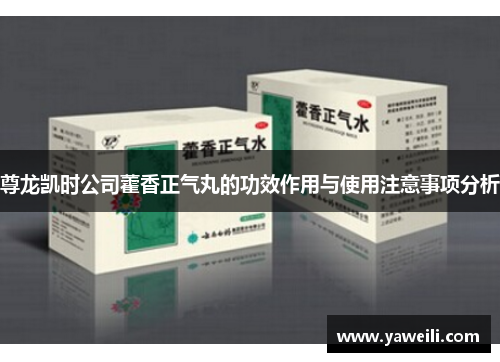 尊龙凯时公司藿香正气丸的功效作用与使用注意事项分析